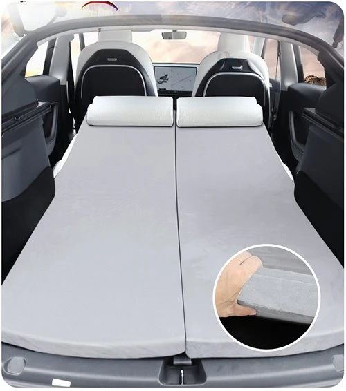Tesla Model Y mattress has thicker memory foam for softer comfort Tesla Model Y mattress has thicker memory foam for softer comfort