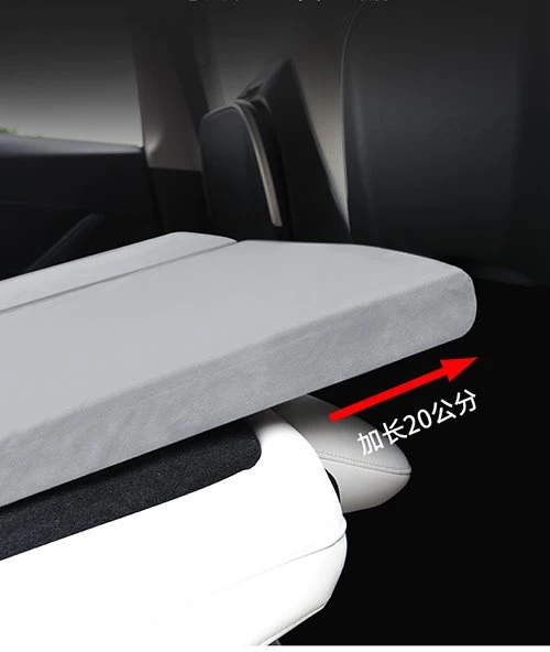 Tesla Model Y mattress extended by more than 20 cm Tesla Model Y mattress extended by more than 20 cm