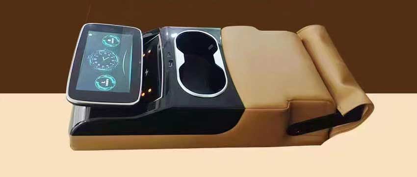 Multifunctional armrest box for high-end commercial vehicle conjoined sofa bed Multifunctional armrest box for high-end commercial vehicle conjoined sofa bed