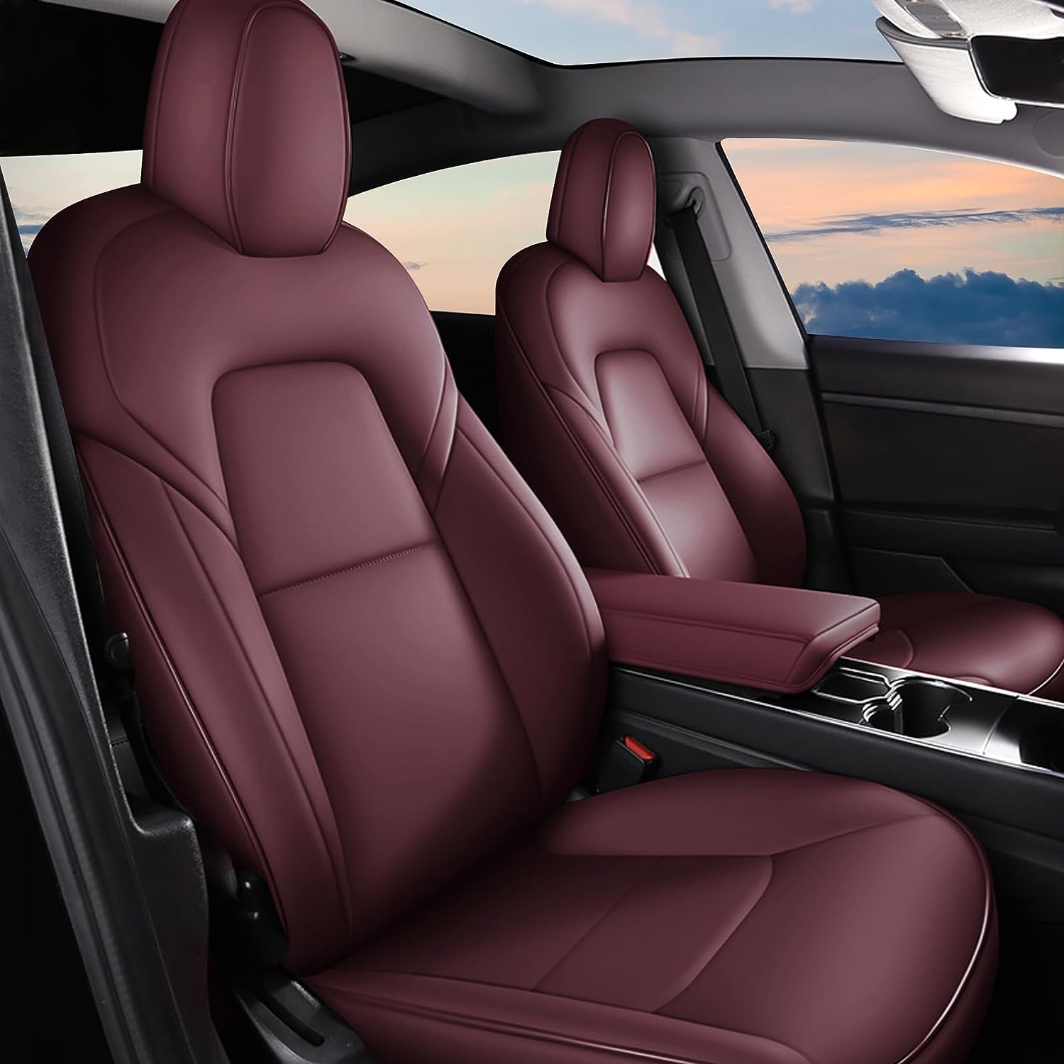 custom car seat cover for tesla