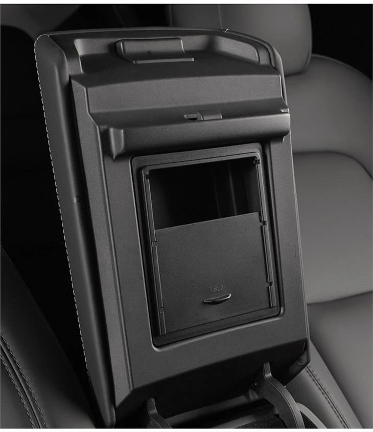 Bosca Stórála Príobháideachta Tesla Armrest Box