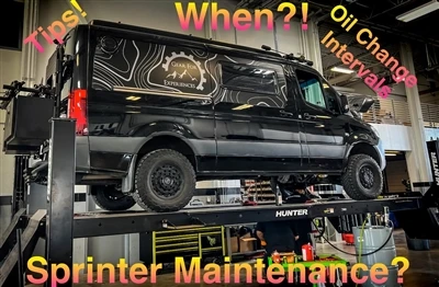 Cé chomh minic is gá duit seirbhís a thabhairt do Sprinter